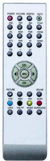 ABS Case Remote Control for TV (SSR-100D)