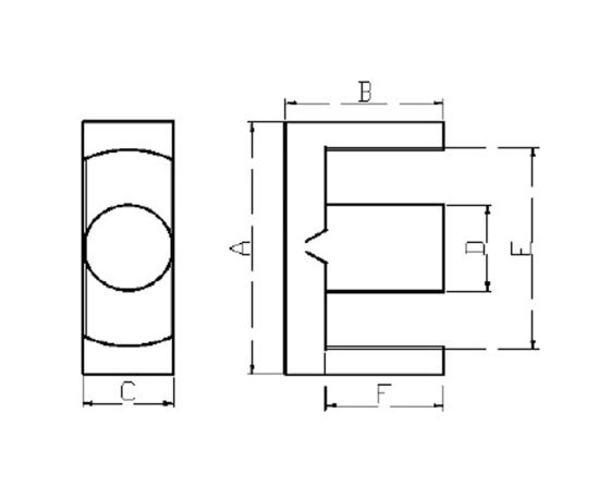 Ec2828 Ferrite Core for Transformer