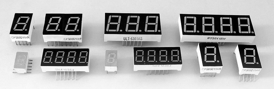 Shining Seven Segment LED Display for Meter