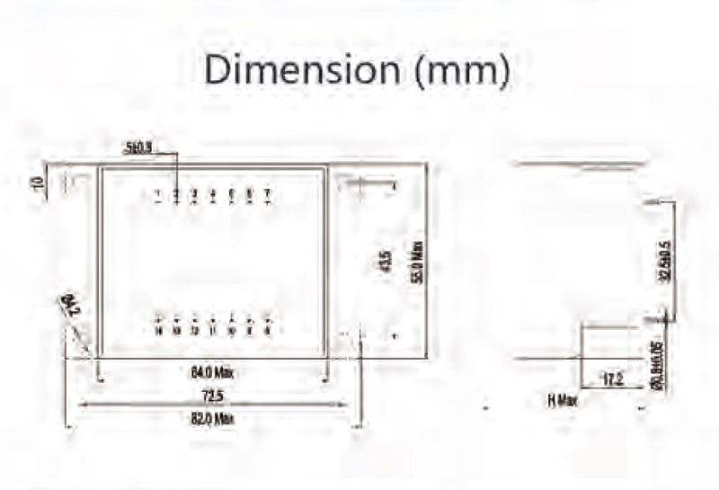 Encapsulated Transformer for Power Supply (EI60-21 25VA)