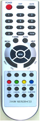 TV Remote Control with ABS Case (21GB)